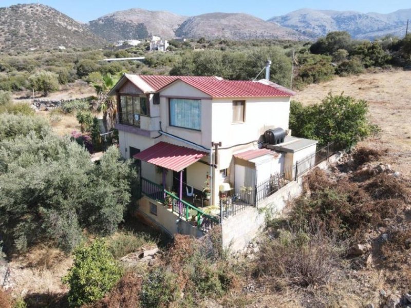 Sisi Kreta, Sisi: Einfamilienhaus mit großem Garten mit herrlicher Aussicht zu verkaufen Haus kaufen